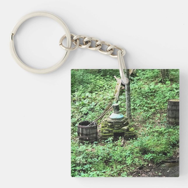 Whiskey Still at Mabry Mill, VA Key Ring (Front)