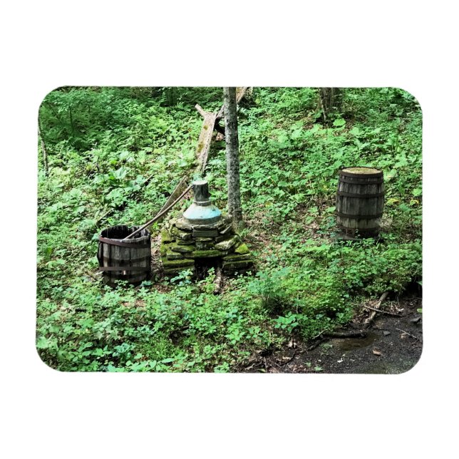 Whiskey Still at Mabry Mill, VA Magnet (Horizontal)