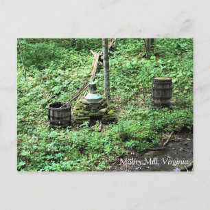 Whiskey Still at Mabry Mill, VA Postcard