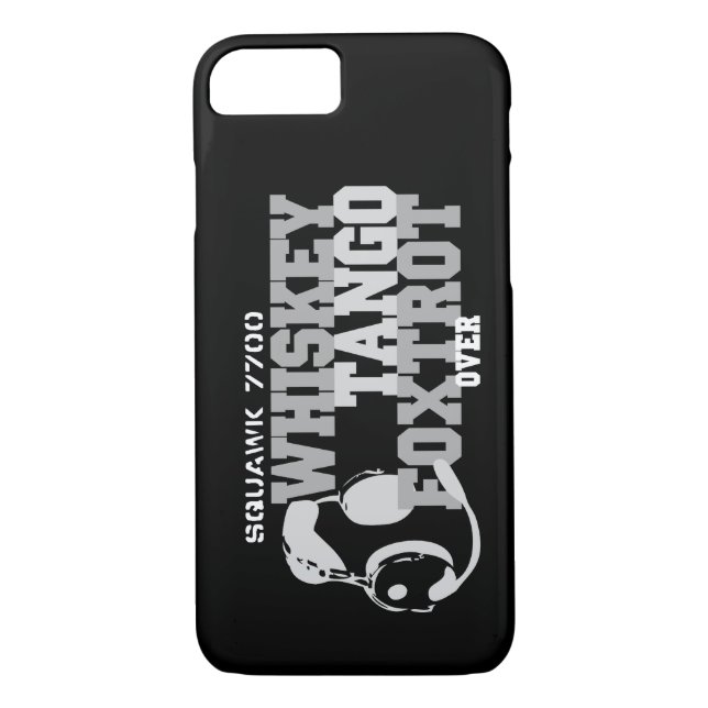 Whiskey Tango Foxtrot - Aviation Humour Case-Mate iPhone Case (Back)