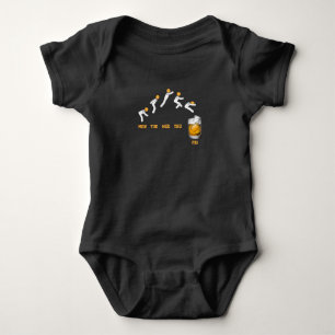 Whiskey Week Jump Whiskey Alcohol Baby Bodysuit
