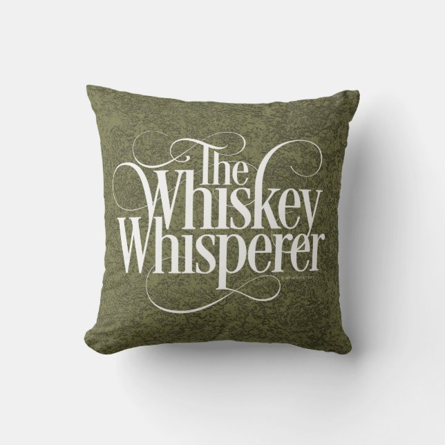 Whiskey Whisperer Cushion (Front)