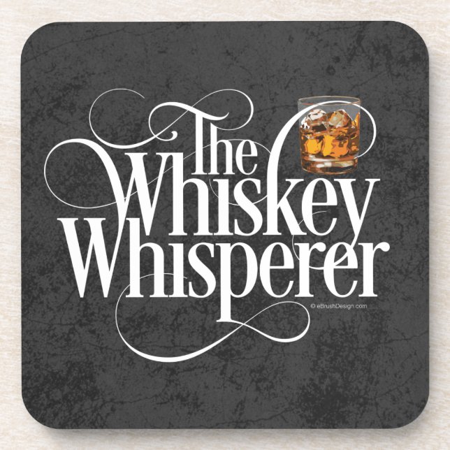 Whiskey Whisperer Drink Coaster (Front)