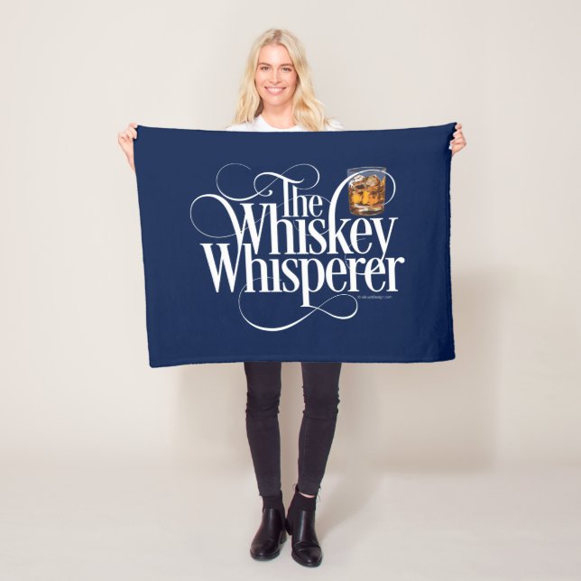 Whiskey Whisperer Fleece Blanket (In Situ)