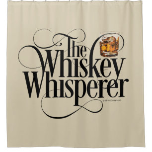 Whiskey Whisperer Shower Curtain