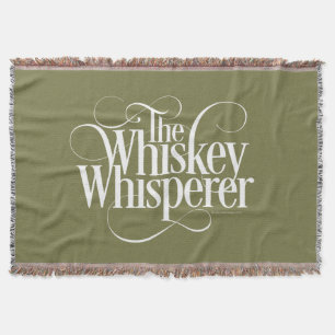 Whiskey Whisperer Throw Blanket