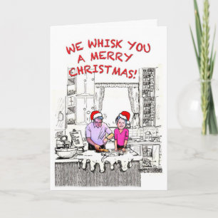 Whisking you Merry Christmas Holiday Card