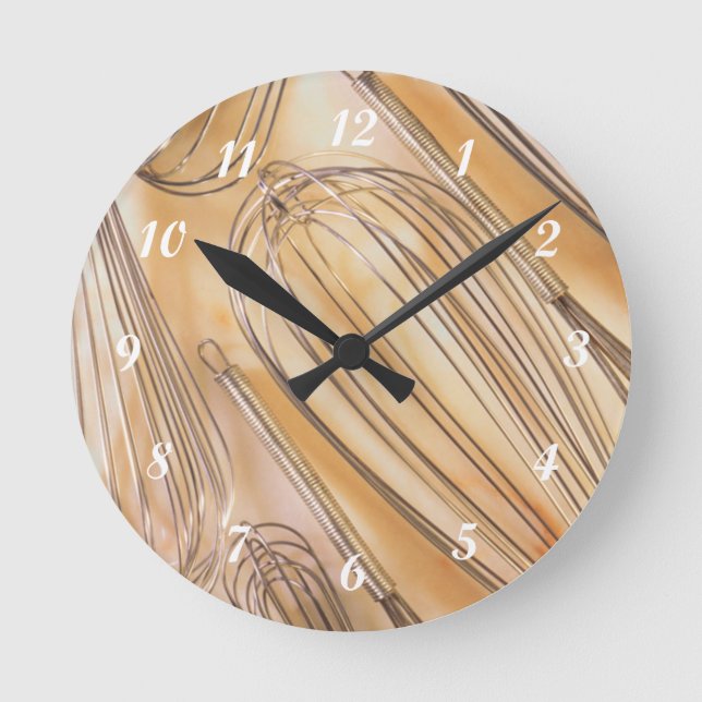 Whisks Round Clock (Front)