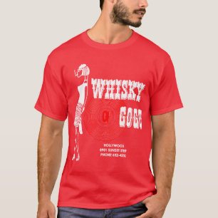 Whisky A Go Go Vintage Poster Restoration Digital T-Shirt