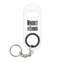 Whisky and Things Stainless Steel Bottle Opener