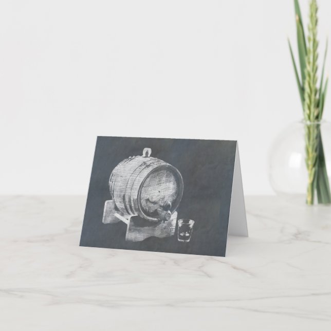 Whisky Barrel Card (Front)