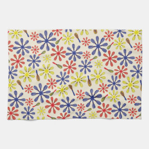 Whisky Before Breakfast- Cream -larger whisks Tea Towel
