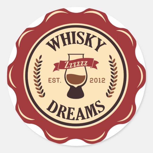 Whisky Dreams Stickers (Front)