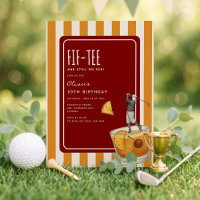 Whisky Golf Themed 50th Birthday