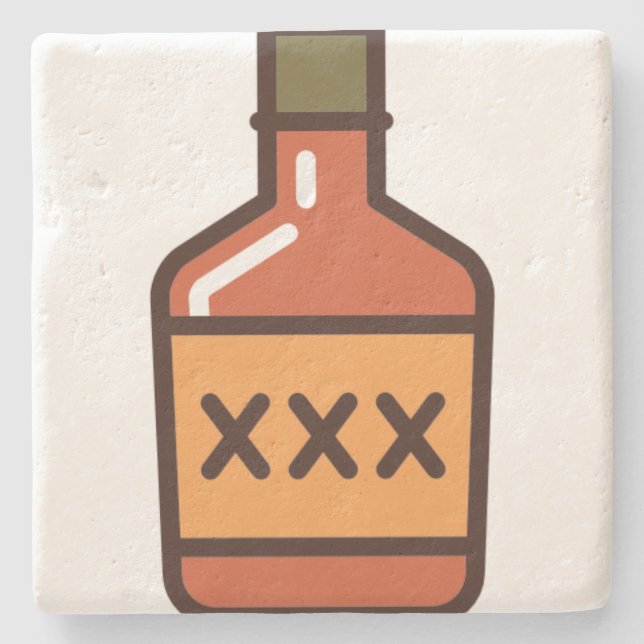 whisky stone coaster (Front)
