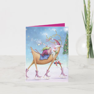 Whismical Christmas Card - Ace Of Hearts Fairy