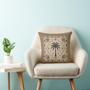 Whisper Fountains Palm Tree Cushion