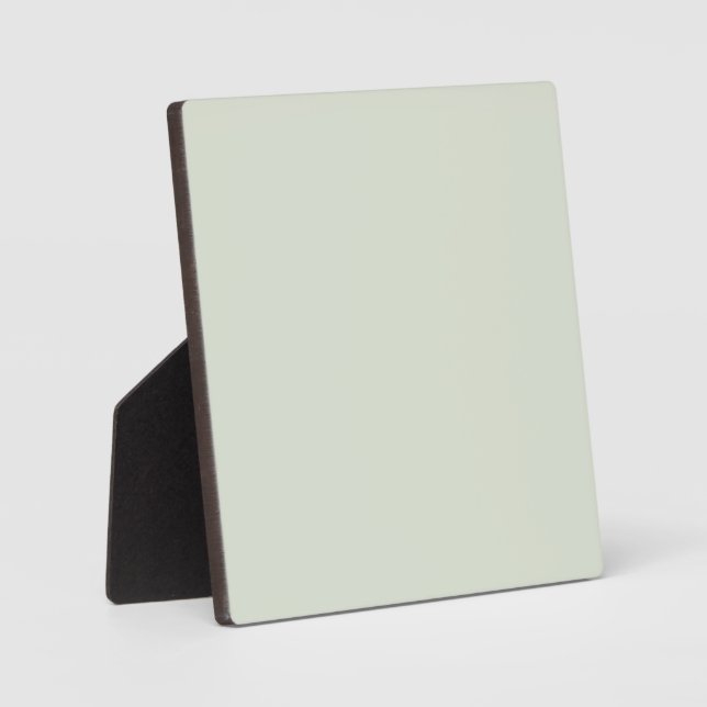 Whisper Green Solid Colour Plaque (Front)