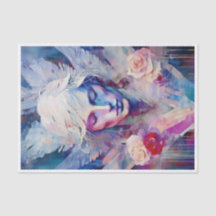 Whisper My Name, Guardian Angel, Paper Collage 