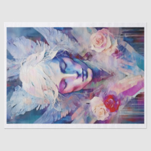 Whisper My Name, Guardian Angel, Paper Collage 