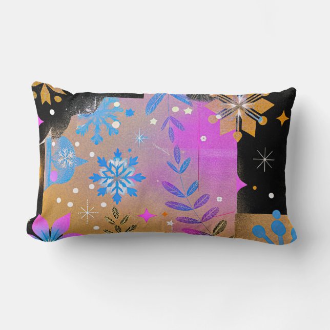 Whisper of Light – Elegant Winter Accent Pillow (Front)