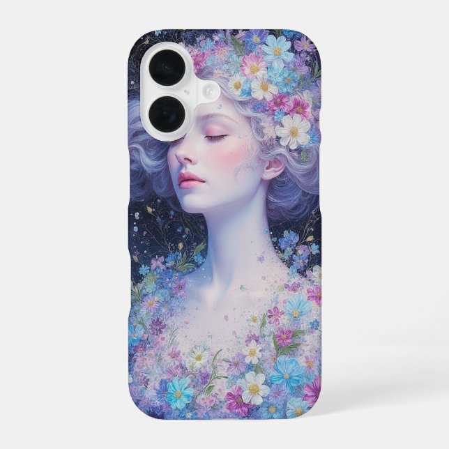 Whisper of Light – Moonlit Bloom iPhone Case (Back)