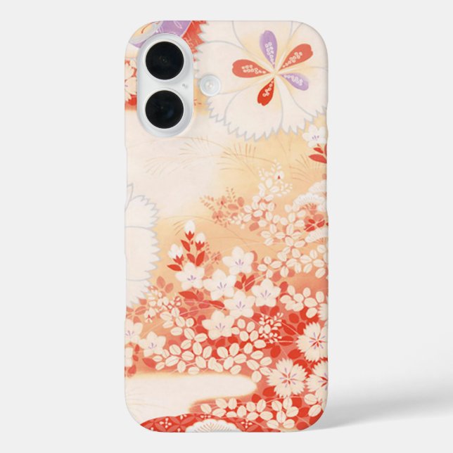 Whisper of Sakura: Japanese Textile Design Case-Mate iPhone Case (Back)