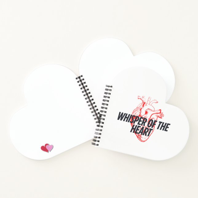 Whisper of the Heart – Elegant Minimalist Notebook (Inside)