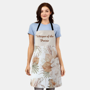 Whisper of the Prairie Boho Apron Nature