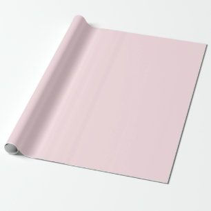 Whisper Pink Solid Colour Wrapping Paper