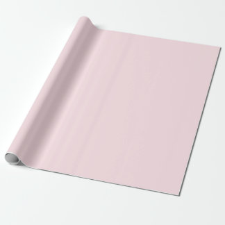Whisper Pink Solid Colour Wrapping Paper