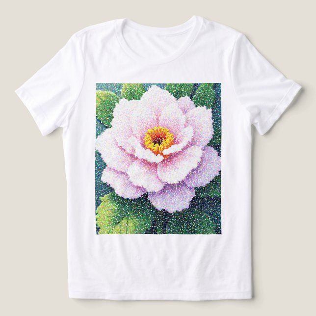 Whisper Pink Tri-Blend Shirt (Design Front)