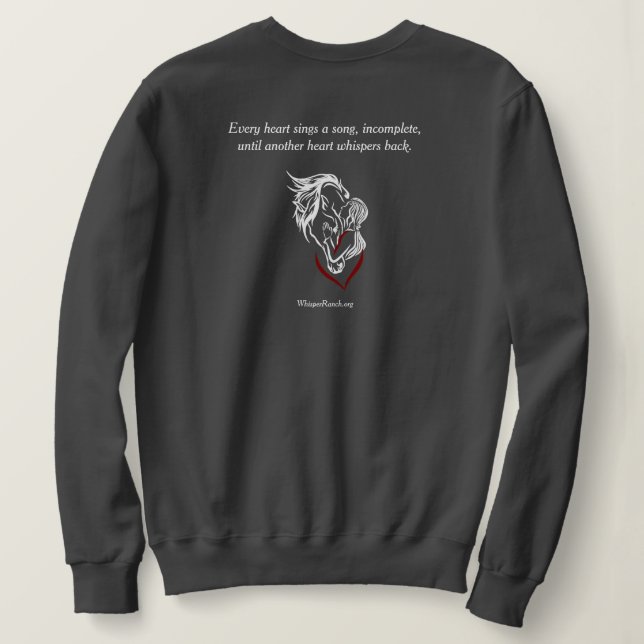 Whisper Ranch Women's Sweatshirt (Design Back)