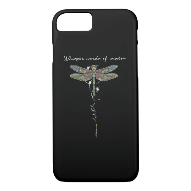 Whisper Words Of Wisdom Brocade Dragonfly Case-Mate iPhone Case (Back)
