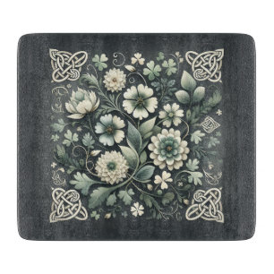 Whispered Clover Knotwork Garden Cutting Board