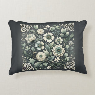 Whispered Clover Knotwork Garden Decorative Cushion