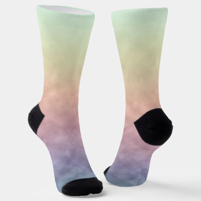 Whispered Pastels Socks (Angled)