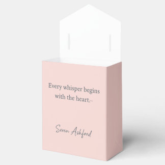 Whispered Words  Favour Box