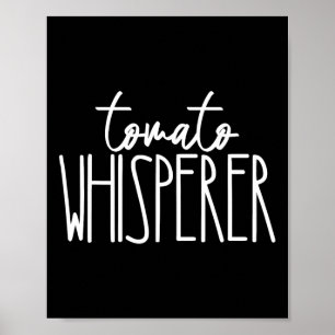 Whisperer Fathers Day Gardening Dad Farmers Vegeta Poster