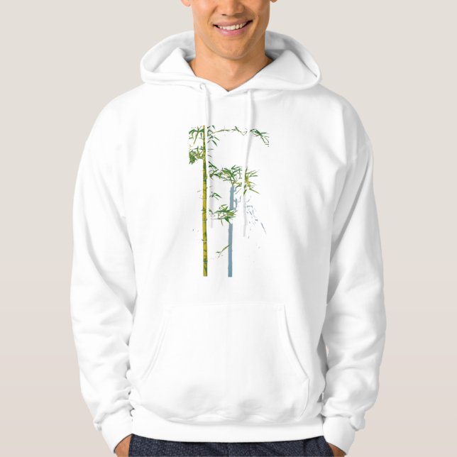 Whispering Bamboo Between Growth and Void Fragment Hoodie (Front)