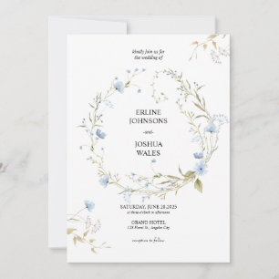 Whispering Blossoms Wedding Invitation