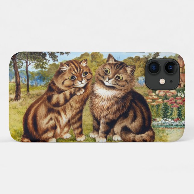 Whispering Cat, Louis Wain Case-Mate iPhone Case (Back (Horizontal))