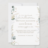 Whispering Elegance Botanical White Wedding
