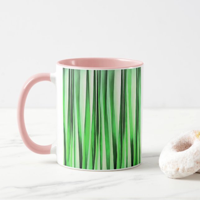 Whispering Green Grass Mug (With Donut)