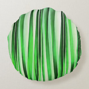 Whispering Green Grass Round Cushion
