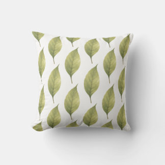 Whispering Leaves Sage Cushion