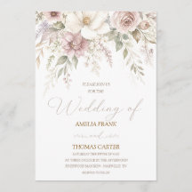 Whispering Magnolia Wedding Invitation