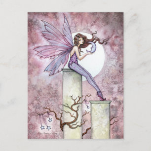 Whispering Moon Fairy Postcard