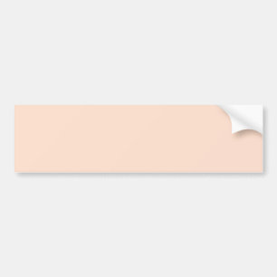 Whispering Peach Solid Colour Bumper Sticker