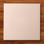 Whispering Peach Solid Colour Ceramic Tile<br><div class="desc">Whispering Peach Solid Colour</div>